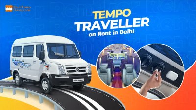 Tempo Traveller on Rent in Delhi | ₹23/Km | Delhi Tempo Travels